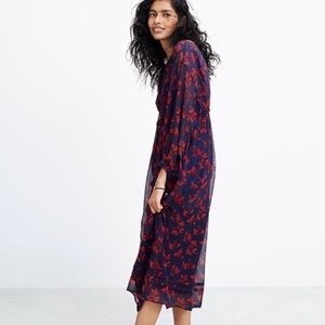 Madewell x No. 6 Silk Magical Dress Floral Sz 12